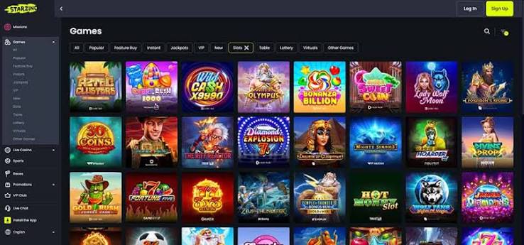 Starzino live casino screenshot